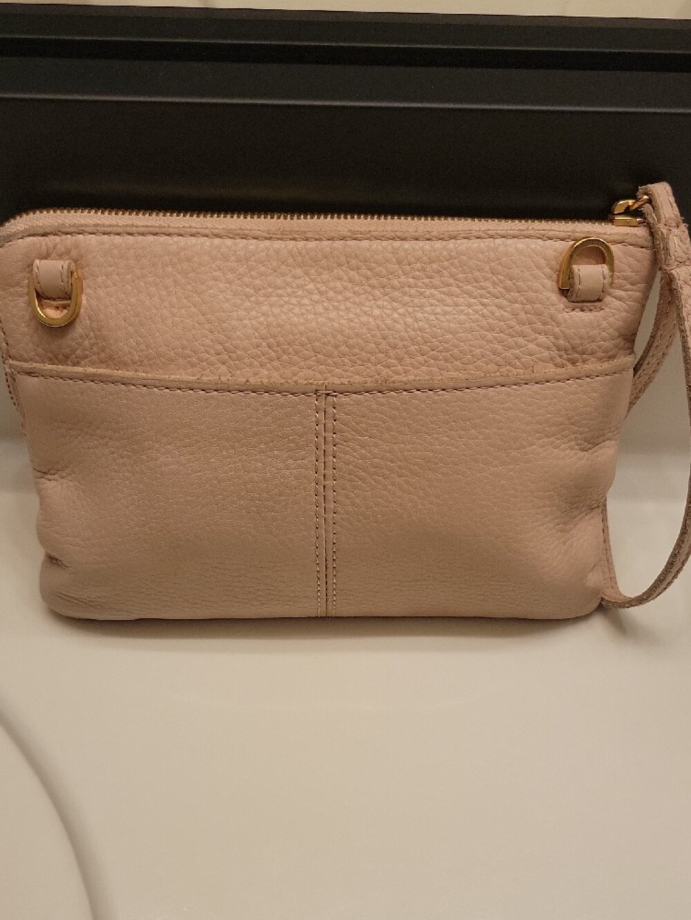 Hammitt Nash Blush Pink Leather Wristlet with Gold Hardware - Picture 4 of 16